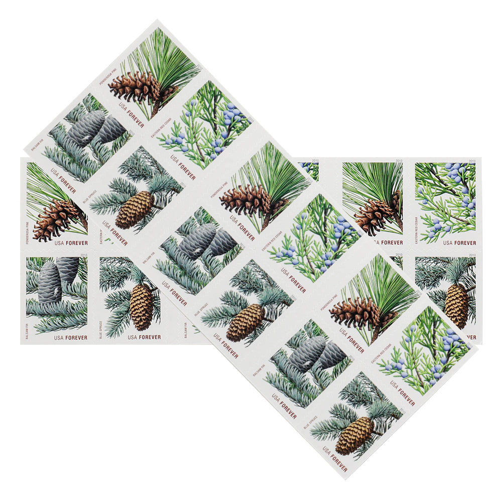 2010 Holiday Evergreens Forever First Class Postage Stamps