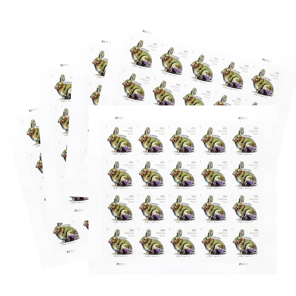 2021 20c Brush Rabbit (sheet stamp)