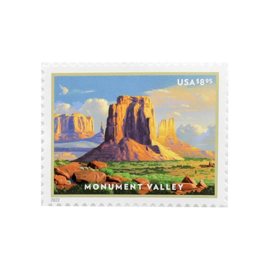 2022 US STAMPS Monument Valley Priority Mail ¨C American Landmarks Series