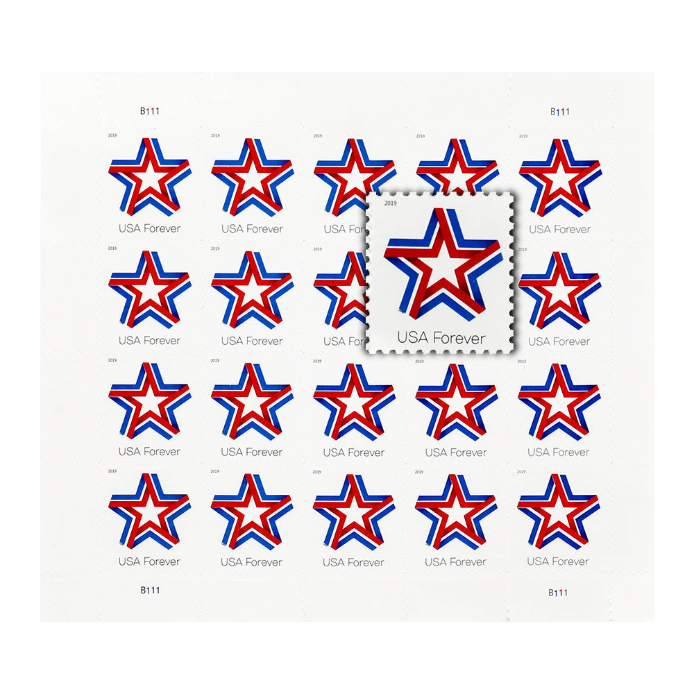 2019 USA Star Ribbon Forever Stamps