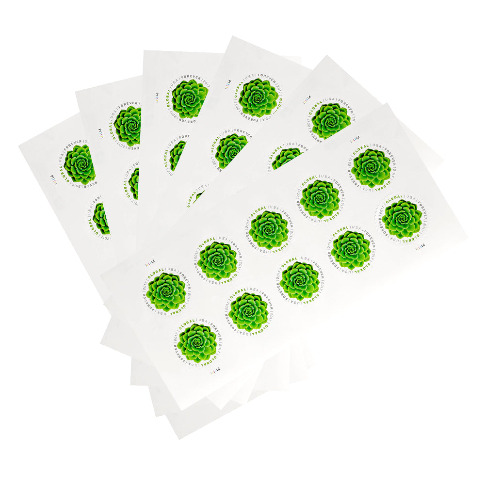 2017 USA Global Succulents Forever Stamps