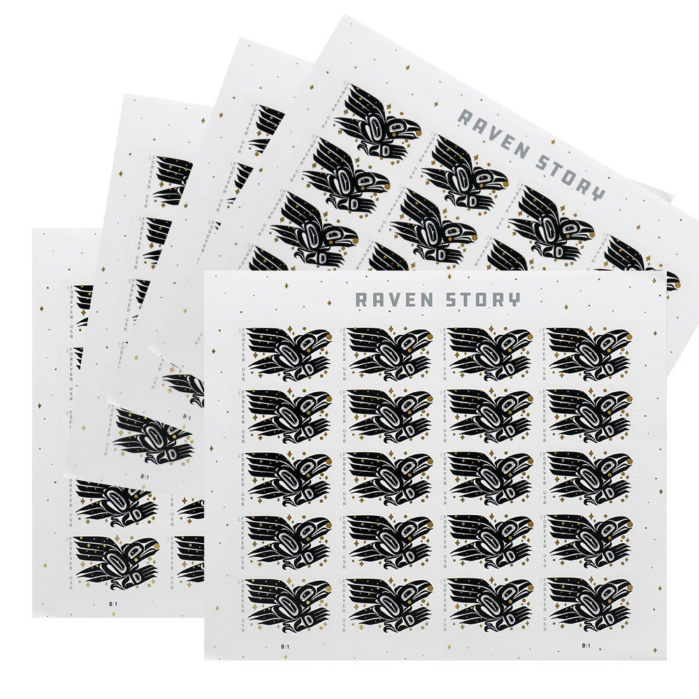 2021 US Raven Story Forever Postage Stamps